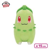 【チコリータ】ポケットモンスター カラーセレクションぬいぐるみ green〜トランセル・チコリータ・シェイミ〜