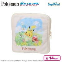 【ピカチュウ＆ニャオハ＆ホゲータ＆クワッス】ポケットモンスター スクエアポーチ One Scene Art