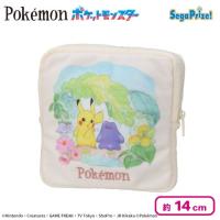 【ピカチュウ＆メタモン】ポケットモンスター スクエアポーチ One Scene Art