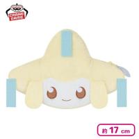【ジラーチ】ポケピース 大きい顔型ぬいぐるみポーチ〜ジラーチ・モクロー・ヒバニー〜