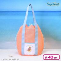 【オレンジ】おさるのジョージ プラチナムザッカ メッシュトートバッグ