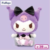 【クロミ】マイメロディ・クロミ ブラックフラワーインドレスBIGぬいぐるみ