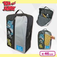 【ブラック】TOM&JERRY(トム＆ジェリー)メッシュポケット付リュックサック★