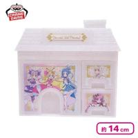 【ホワイト】キミとアイドルプリキュア♪ ハウス型ミニチェスト
