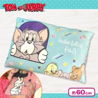 【ブルー】トム＆ジェリーもちもち６０SQクッション８＜数社限定＞