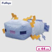 【ブルー】マインクラフト シャイニーBIGぬいぐるみ：ウーパールーパー