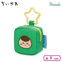 【くりまんじゅう】ちいかわ カラビナつき刺繍スクエアミニポーチ