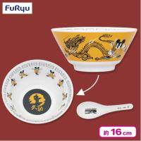 【カンフー】ミッキーマウス レンゲ付きラーメンどんぶり