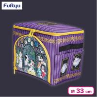 【パープル】ミッキー＆フレンズス ステンドグラスホラーナイト ステンドグラス風クリア収納ケース