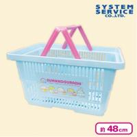【ブルー】すみっコぐらし たぴおかコンビニ ショッピングバスケット