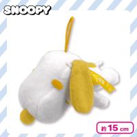 【イエロー】スヌーピー寝そべりバラエティマスコット７