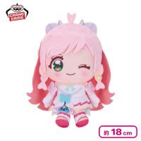 【キュアプリズム】映画キミとアイドルプリキュア♪ コロっとまんまる プリフェイスぬいぐるみ〜キュアアイドル・メロロン・キュアワンダフル・キュアプリズム〜