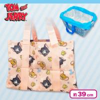 【ピンク】TOM&JERRY(トム＆ジェリー)保冷レジカゴバッグ