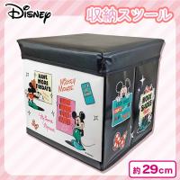 【ミッキー＆ミニー】ディズニー収納スツール