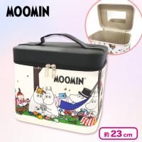 【ブラック：ファミリー】ムーミンミラー付きコスメボックス