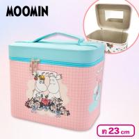 【ブルー：エンゲージ】ムーミンミラー付きコスメボックス