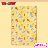 【イエロー】トム＆ジェリー フランネル毛布