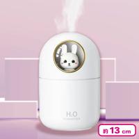 【ホワイト】アニマル加湿器(ライト付)