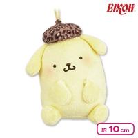 【ポムポムプリン】サンリオキャラクターズ ヒョウ柄おすわりちょいデカマスコット