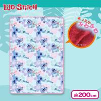 【スティッチ柄】リロ＆スティッチ　フランネルボアブランケット