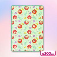 【アリエル】ディズニープリンセス　フランネルボアブランケット