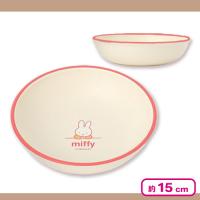 【レッド】ミッフィー 樹脂食器シリーズ　ラウンドプレートS