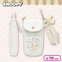【ホワイト】スヌーピーフェミニンミニショルダーポーチ