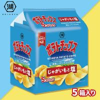 【じゃがいもと塩】湖池屋ポテトチップス　５個パック【賞味期限：2026/03/30】
