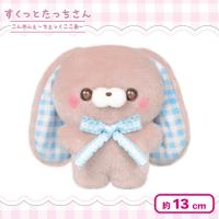 【たれうさぎさん・あいすここあ】すくっとたっちさん ぬいぐるみ　こんかふぇ〜ちぇっくここあ〜