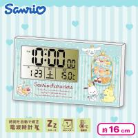 【ブルー】サンリオキャラクターズ横型電波クロック