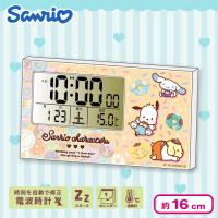 【オレンジ】サンリオキャラクターズ横型電波クロック