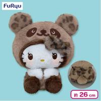 【ブラウン】パンダ ハローキティ ギャルパンダ BIGぬいぐるみ