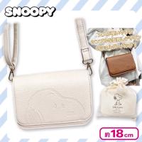 【アイボリー】スヌーピーショルダーバッグ