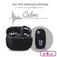 【ブラック】ノイズキャンセリングTWSイヤホン Calm