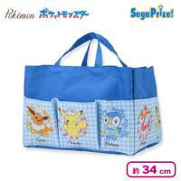 【ブルー】ポケットモンスター プラチナムザッカ ポケット付収納バッグ