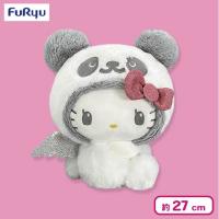【てんし】パンダ ハローキティこあくま×てんしBIGぬいぐるみ