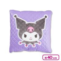 【パープル】クロミ キルトスクエアクッション