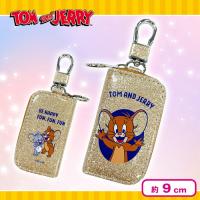 【シャンパンゴールド×ラメ】トムとジェリー カラビナ付ミニケース１１