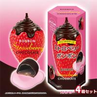 【ストロベリーボンボン】チョコがけボンボン六角BOX 4個セット【賞味期限：2026/07/22】
