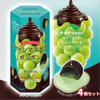 【シャインマスカットボンボン】チョコがけボンボン六角BOX 4個セット【賞味期限：2026/07/22】