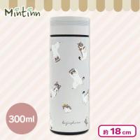 【よもぎ】犬猫柄ステンレスボトル 350ml
