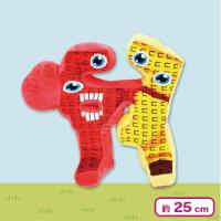 【シックスセブン（レッド＆イエロー）】いちご象となかま達ぬいぐるみ