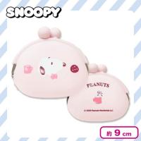 【パステルピンク】スヌーピーシリコンがまぐち