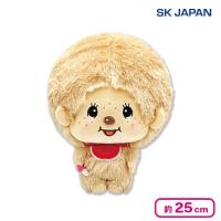【モンチッチくん：ベージュ】モンチッチ顔でかぬいぐるみ