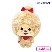 【モンチッチちゃん：ベージュ】モンチッチ顔でかぬいぐるみ
