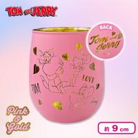 【ピンク】トムとジェリー キラキラメッキグラス２