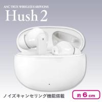 【ホワイト】ノイズキャンセリングTWSイヤホンHush2