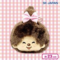 【モンチッチちゃん】モンチッチ窓付きぬいぐるみ巾着