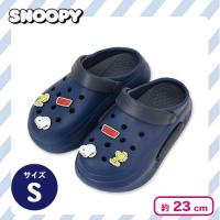 【ネイビー Ｓサイズ】スヌーピー 極厚EVAサンダル