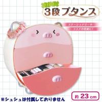 【ホワイト】かわいい３段ブタンス